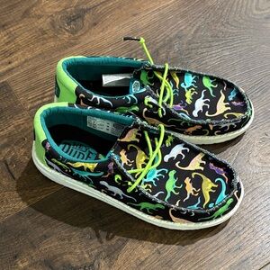 Youth Hey Dude Dinosaur Print